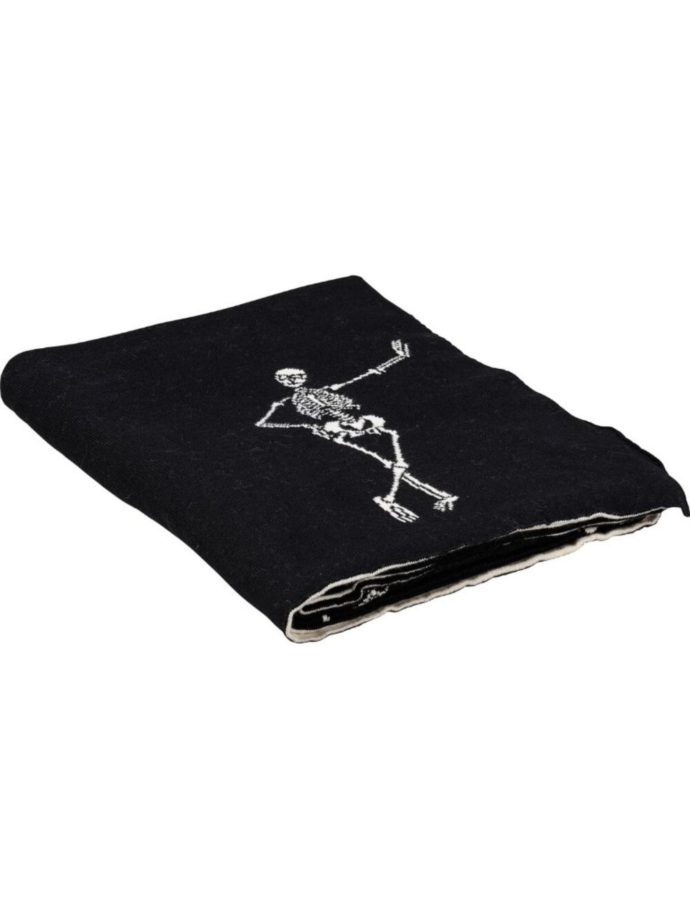 Halloween Skeleton Decorative Throw Blanket | Cozy Fall Home Decor, Spooky Vibes
